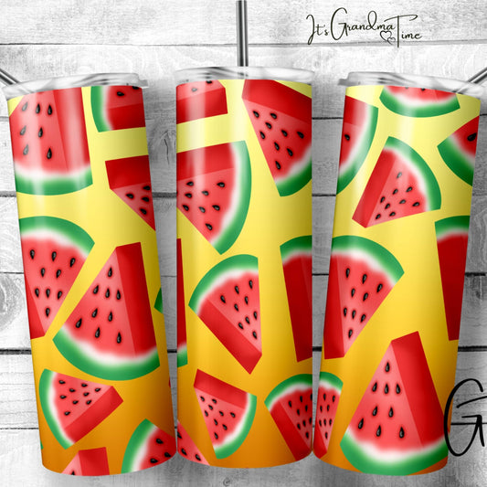 Watermelon Obre Yellow Orange Tumbler