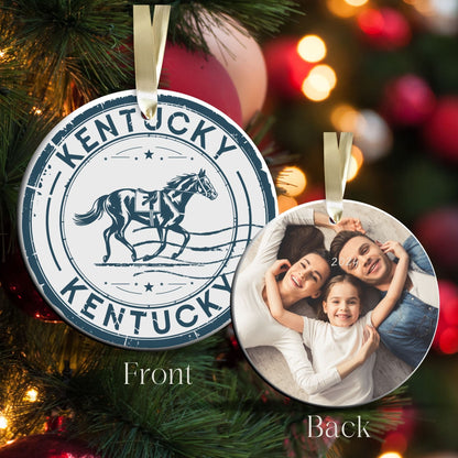 Kentucky State Christmas Ornament - Personalized Ceramic 66-KY