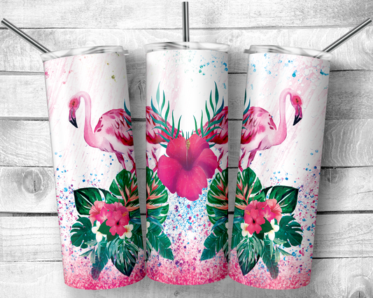 Pink Flamingo Tumbler